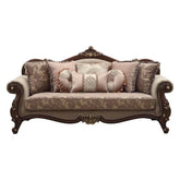Mehadi Velvet & Walnut Sofa Model 50690 By ACME Furniture